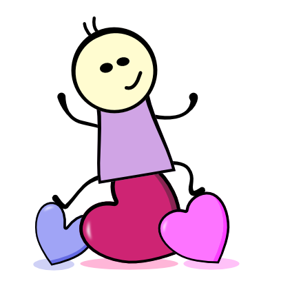 I Heart U sticker
