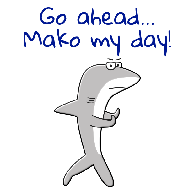 Shark Puns sticker