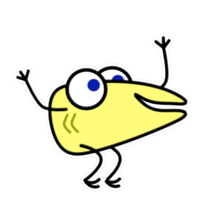 Silly Yellow Guy sticker