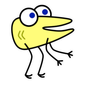 Silly Yellow Guy sticker